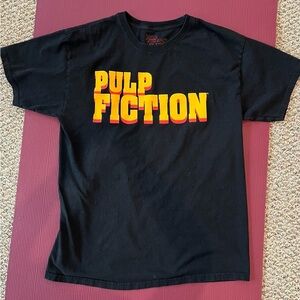 Pulp Fiction Black T-Shirt Size Large 100% Cotton Men’s